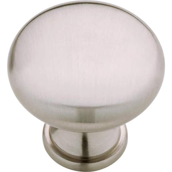 Garrett round, satin nickel